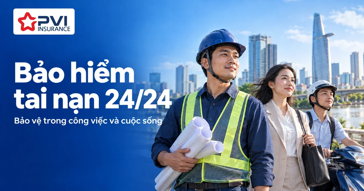 Hình ảnh mô phỏng công nhân đội mũ bảo hộ, nhân viên văn phòng và người đi xe máy giữa khung cảnh đô thị